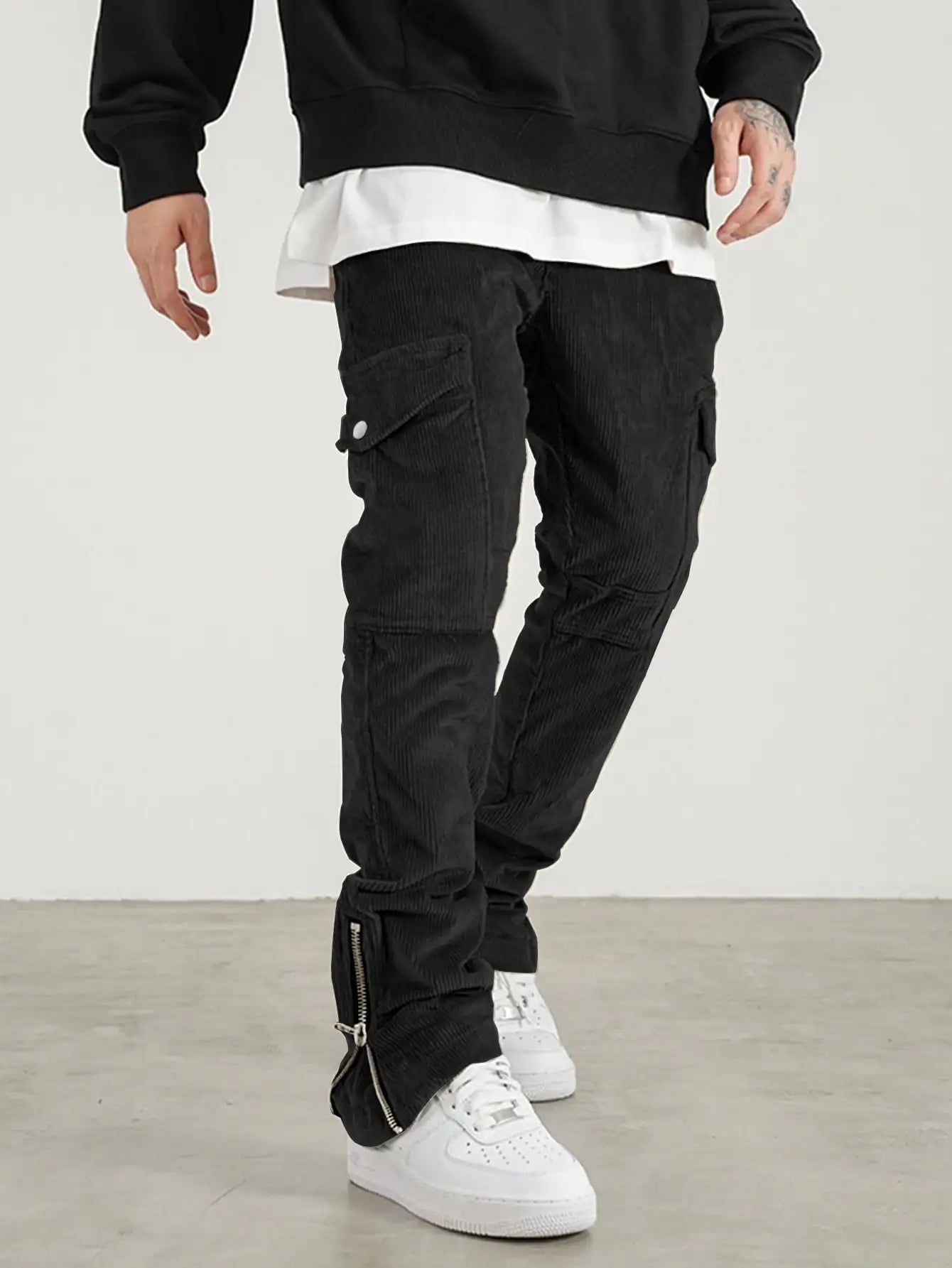 Louis Zipper Cargo Pants