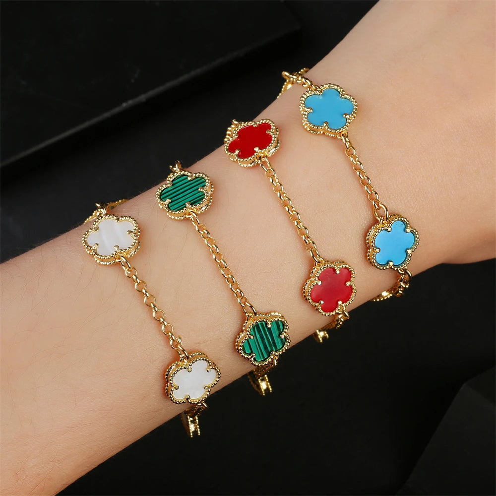 Claire Lucky Clover Bracelet